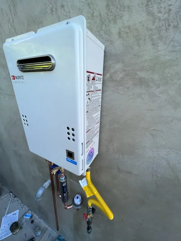 Tankless water heater installation for River Park homes